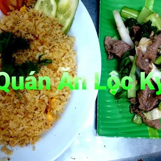 Hình ảnh Cơm chiên bò xào rau