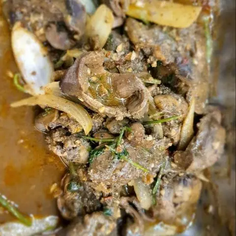 Hình ảnh Cơm Lòng Gà Xào Ngũ Vị