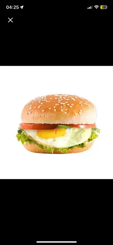 Hình ảnh Hamburger trứng