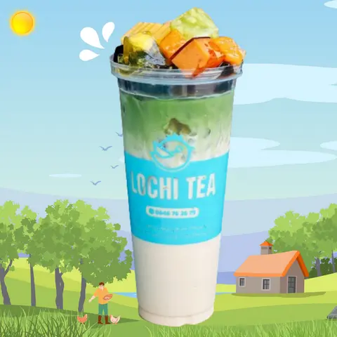 Hình ảnh Trà sữa Matcha thập cẩm