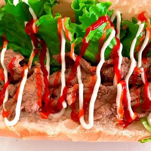 Hình ảnh Bánh mì bò xốt phô mai