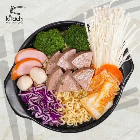 Hình ảnh Mì kim chi chả bò
