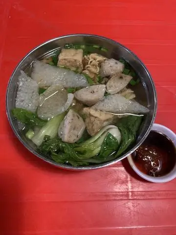 Hình ảnh Mì gói nước bò viên đậu hũ da phồng