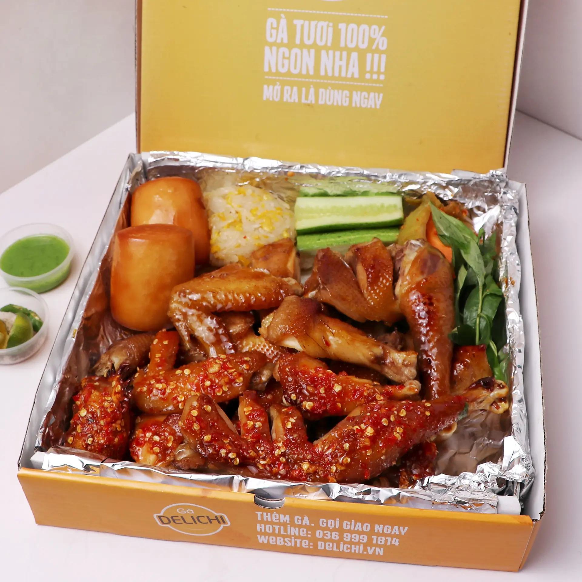 Hình ảnh Gà Nướng 2 Vị -  Gà Nguyên Con