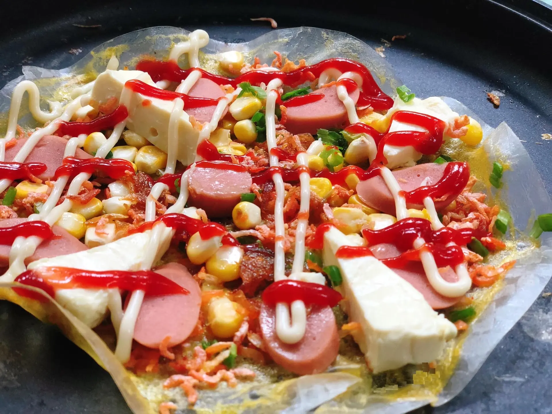 Hình ảnh Bánh tráng nướng phô mai