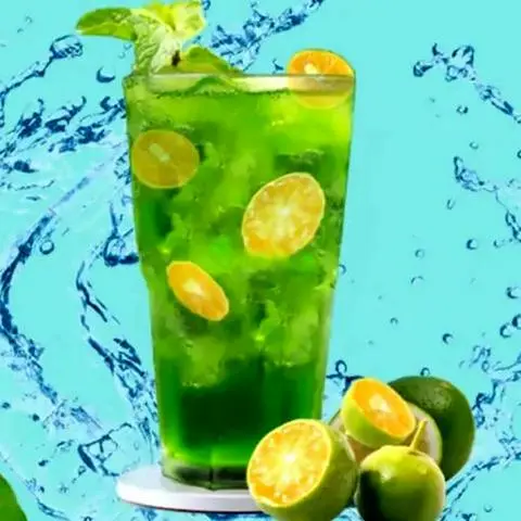 Hình ảnh Trà tắc Thái xanh xí muội ly khổng lồ