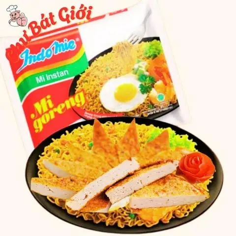 Hình ảnh Mì Trộn Indo Chả Cá Nha Trang Sốt Mắm Tỏi