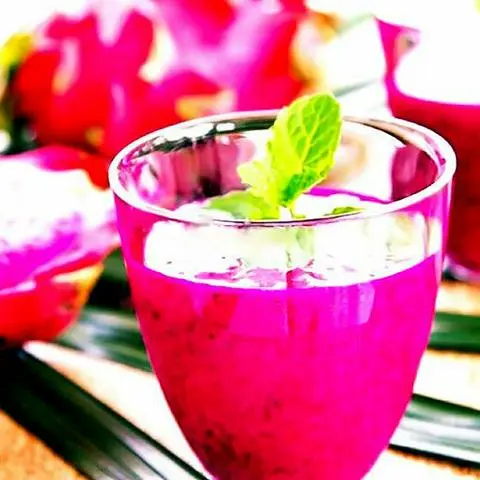 Hình ảnh Nước ép thanh long đỏ mix thơm - chai 330ml