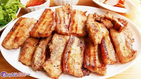 Hình ảnh Thịt ba rọi nướng