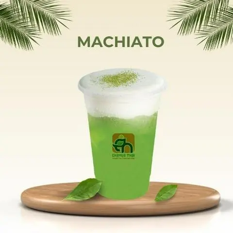Hình ảnh Trà Thái xanh macchiato