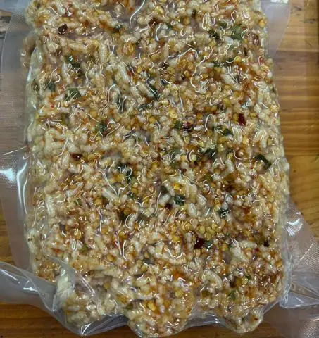 Hình ảnh Brown Rice with Floss - Gao lut cha bong 