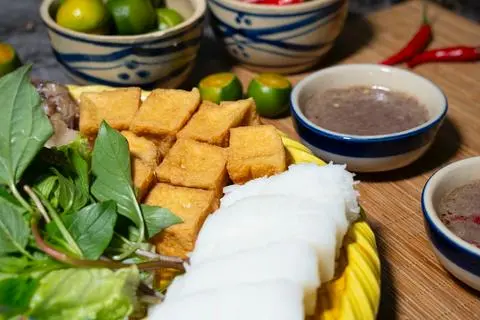 Hình ảnh bún đậu