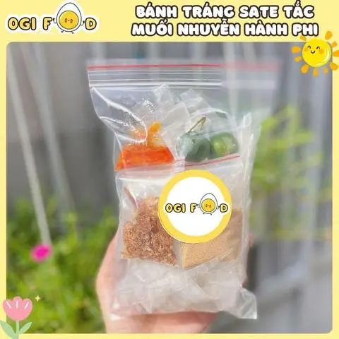 Hình ảnh Bánh Tráng Sate Hành Phi Tắc Muối Nhuyễn - Bánh Tráng OGI FOOD
