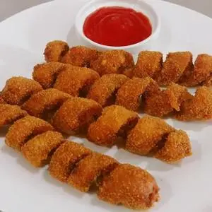 Hình ảnh Xúc Xích Lốc Xoáy - 1 cây