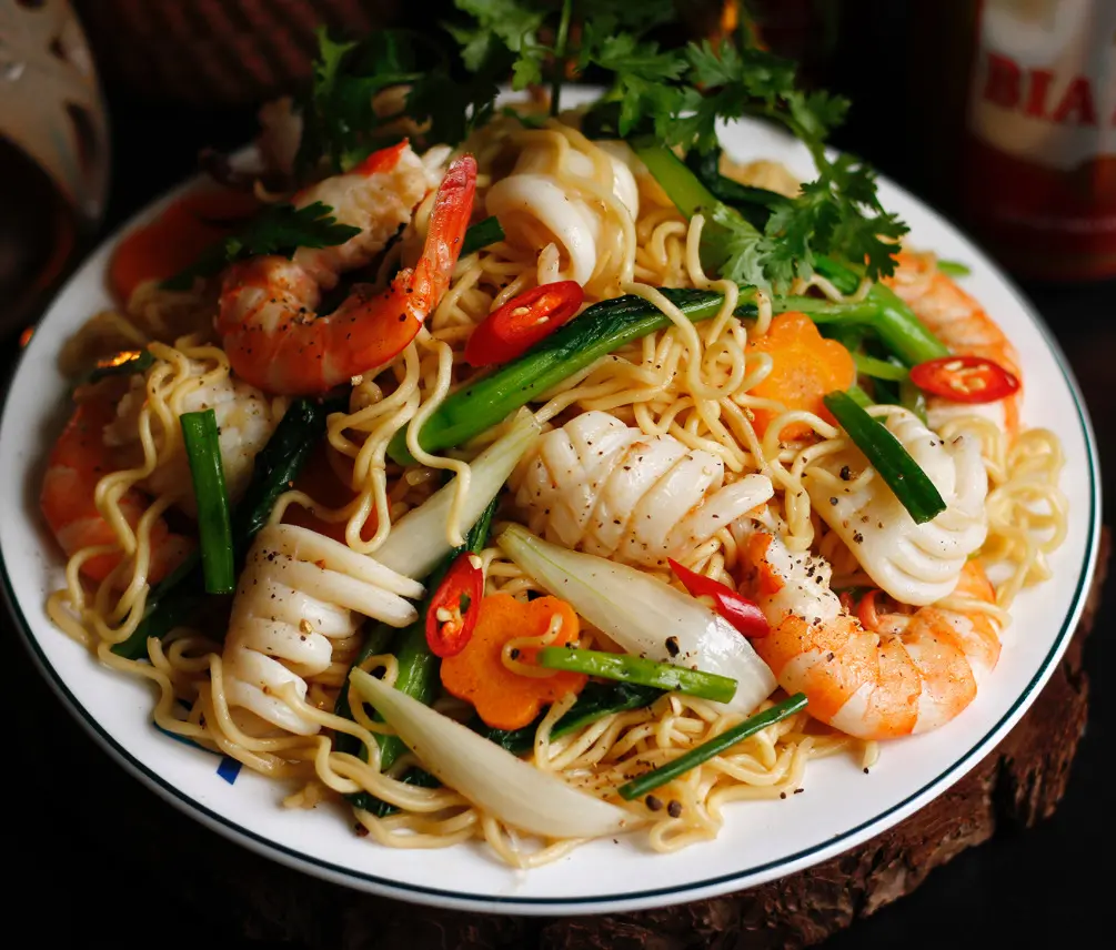 Hình ảnh Mì xào Hải sản 