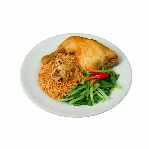 Hình ảnh Mì Gà Lớn Chiên 
