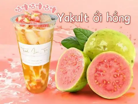 Hình ảnh Yakult ổi hồng