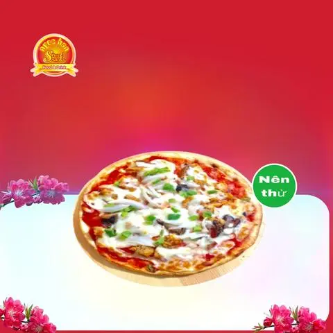 Hình ảnh Pizza Gà Nấm
