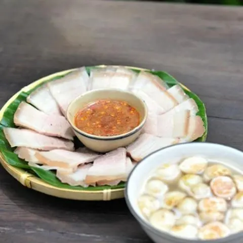 Hình ảnh Cơm Thịt Luộc Cà Pháo 