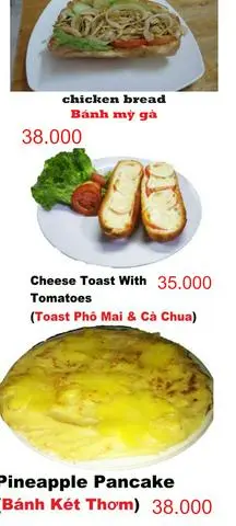 Hình ảnh Toast phô mai - cà chua