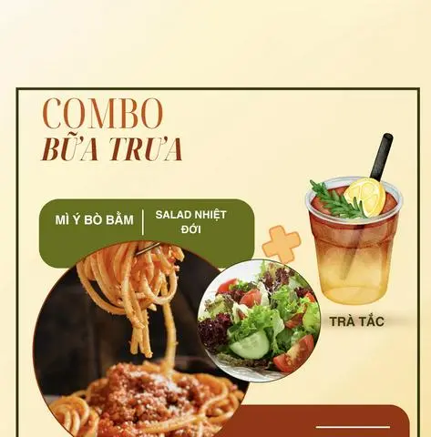 Hình ảnh Combo mì Ý