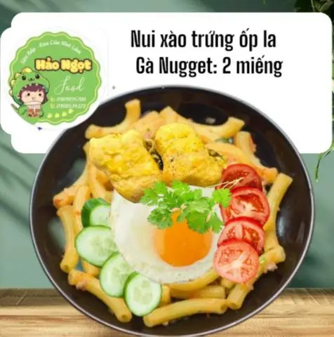 Hình ảnh NUI XÀO TRỨNG+GÀ NUGGET 2 MIẾNG 