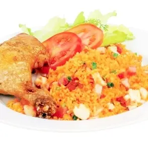 Hình ảnh Cơm chiên dương châu đùi tỏi