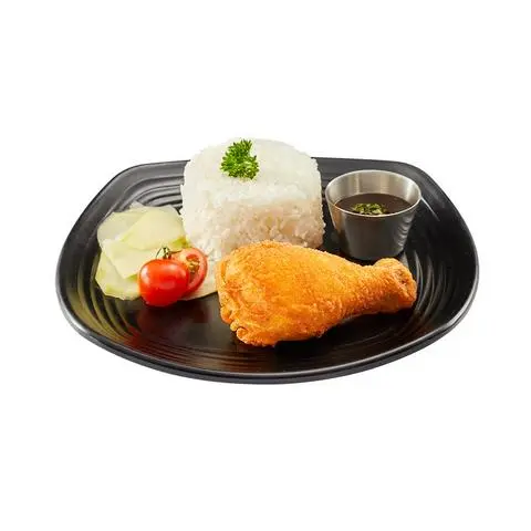 Hình ảnh Cơm đùi gà xốt ngũ vị