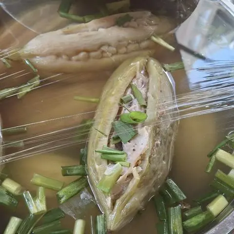Hình ảnh canh khổ quá nhồi cá thác lác