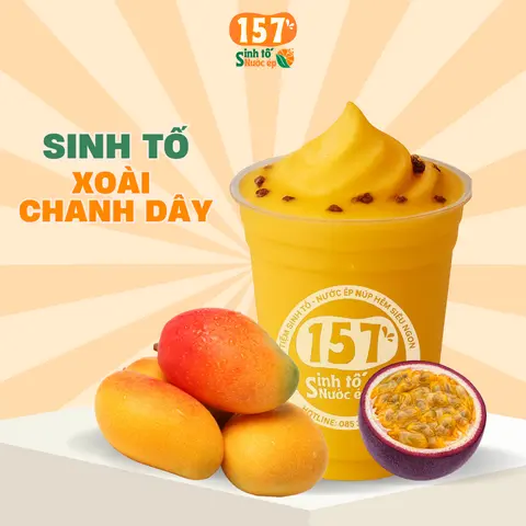 Hình ảnh [Nên thử] Sinh tố Xoài chanh dây