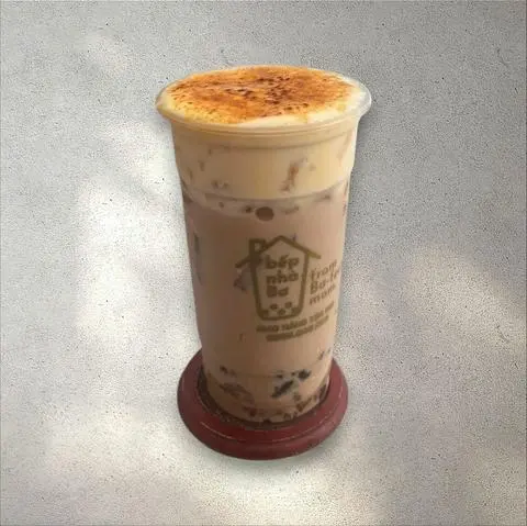 Hình ảnh Trà sữa kem trứng nướng