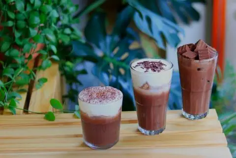 Hình ảnh Sữa tươi cacao kem muối