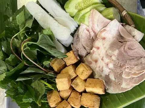 Hình ảnh Bún Đậu giò heo