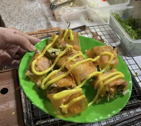 Hình ảnh Bánh tráng đỏ nướng