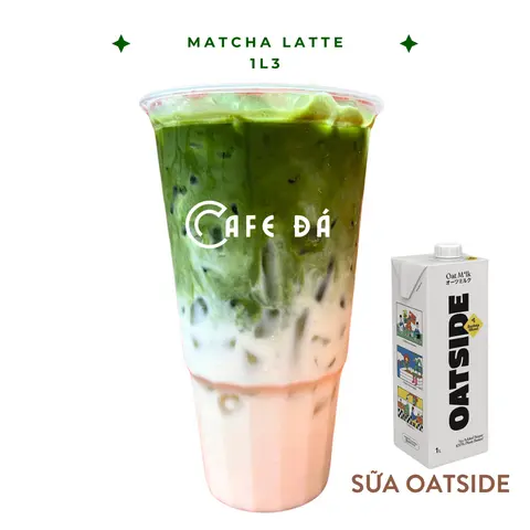 Hình ảnh Matcha latte sữa oatside chà bá 1L3