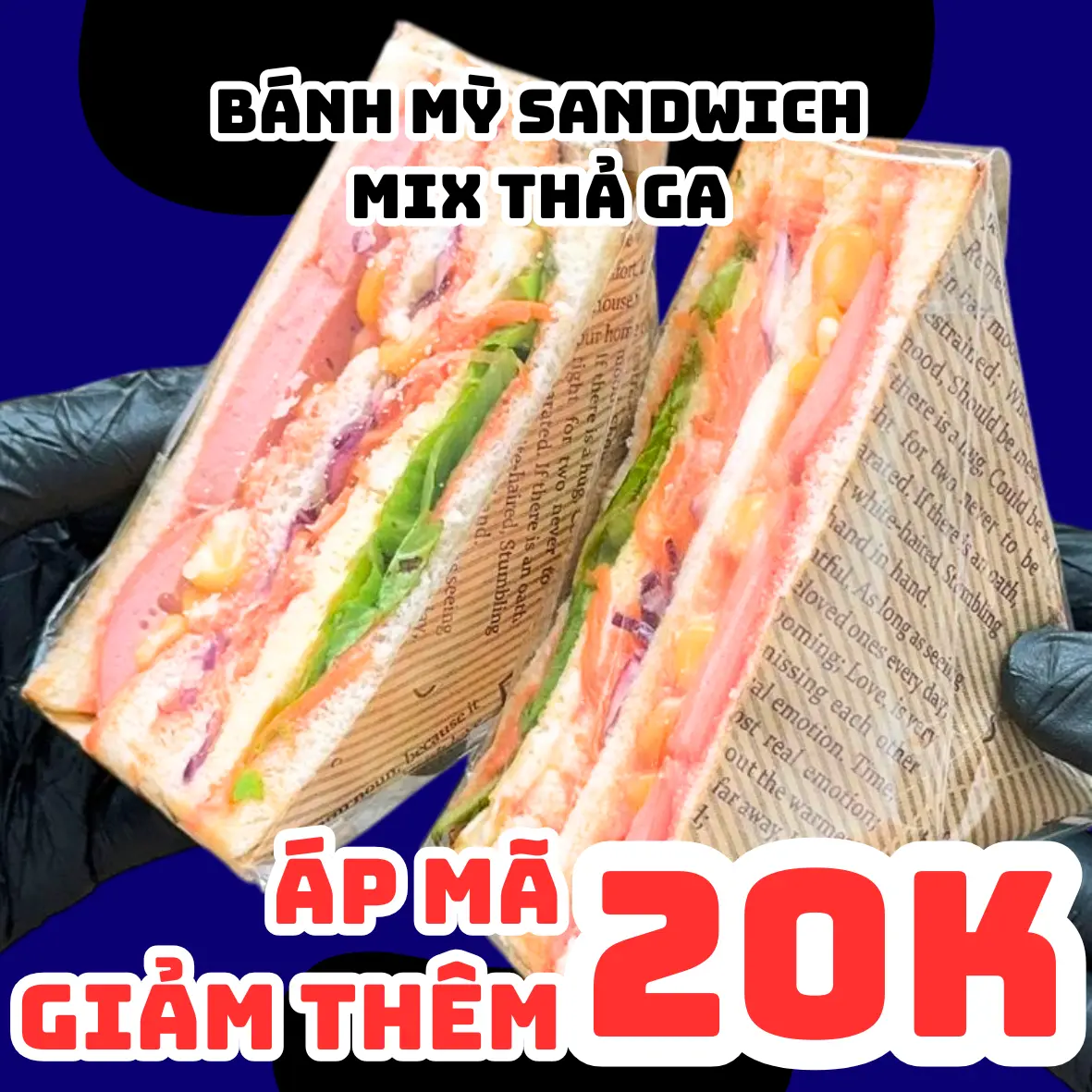 Hình ảnh Bánh Mỳ Sandwich MIX THẢ GA 