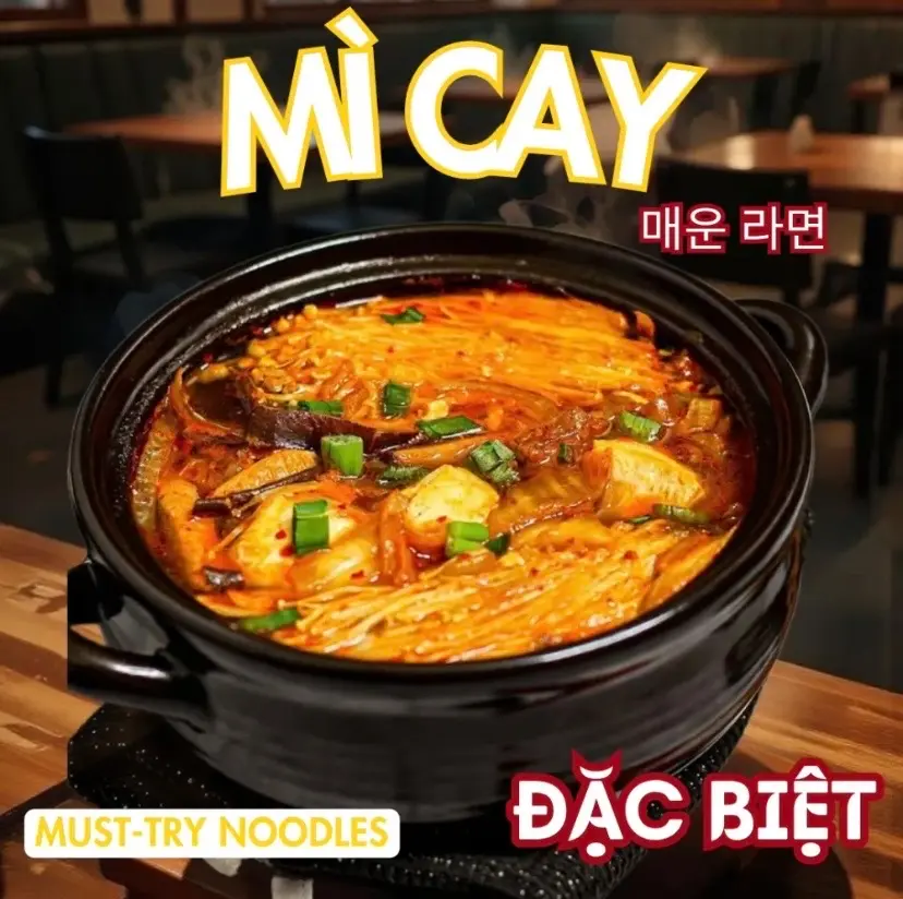 Hình ảnh MÌ KIM CHI CHAY ĐĂC BIỆT