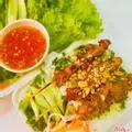 Hình ảnh Bánh hỏi thịt xiên nướng