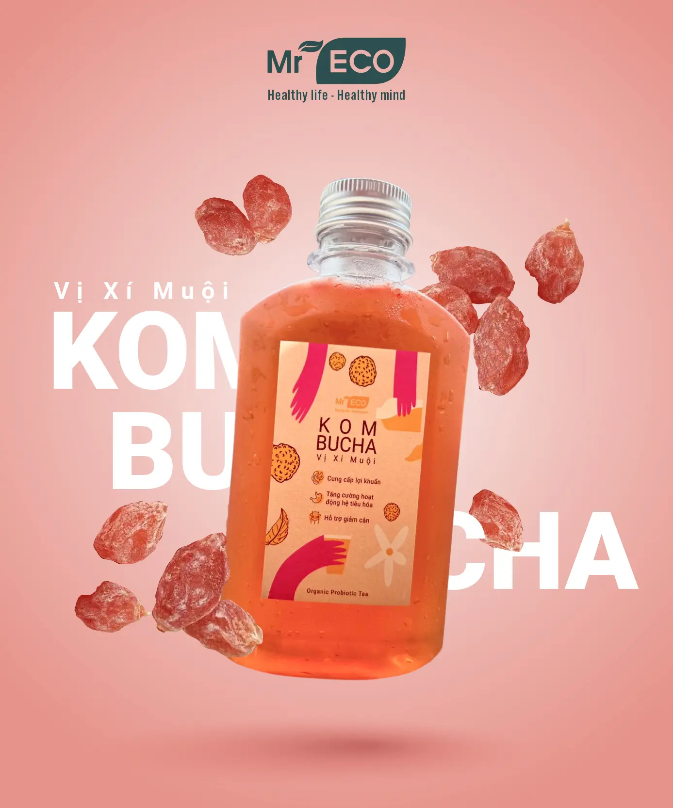Hình ảnh Kobumcha 250ml vị xí muội