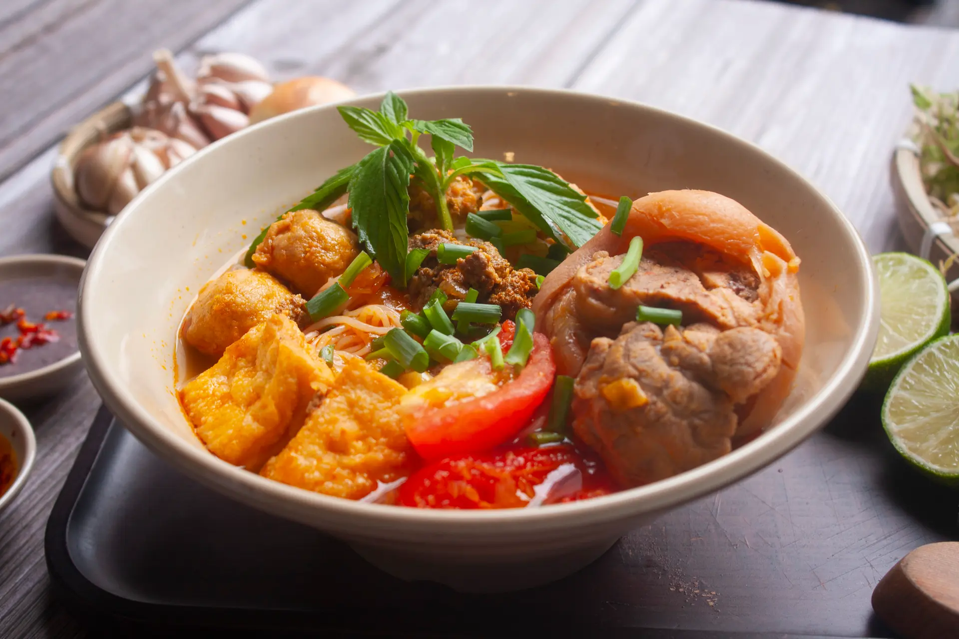 Hình ảnh Bún Riêu Giò/Xương thịt (Suất vừa)