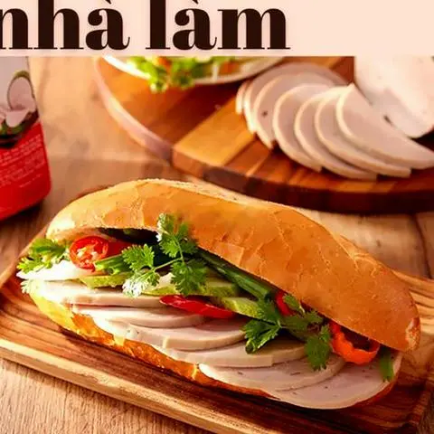 Hình ảnh Bánh mì chả chay