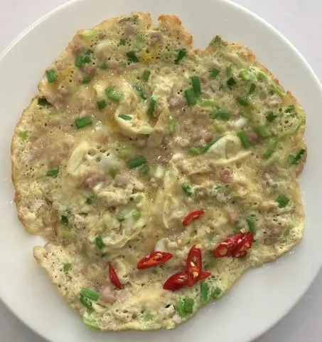 Hình ảnh Phần trứng chiên thịt bằm