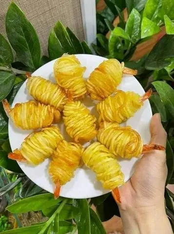 Hình ảnh Tôm cuộn khoai tây_1con