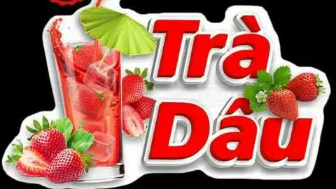 Hình ảnh Trà Dâu Dằm Ly 700ml 