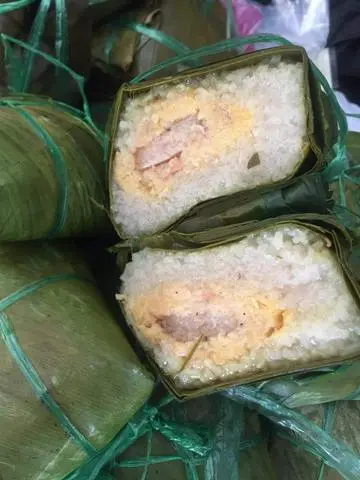 Hình ảnh Bánh chưng nếp bắc nhân thịt