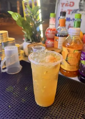 Hình ảnh trà măng cụt chanh leo