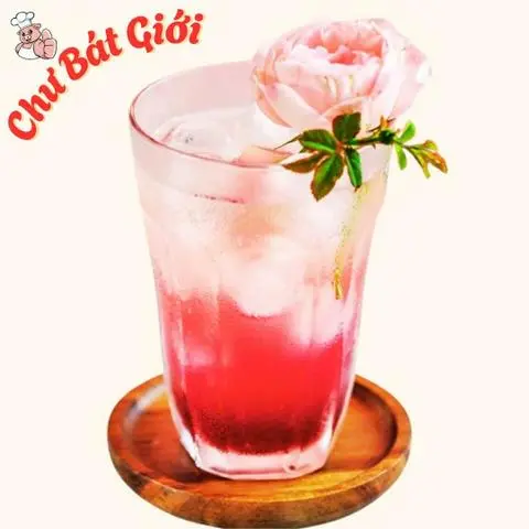 Hình ảnh Soda Hoa Hồng Thạch Trái Cây