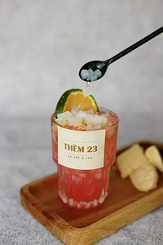 Hình ảnh Trà Dâu Bưởi Hồng