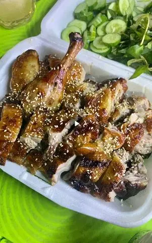 Hình ảnh vịt cỏ quay lá mắc mật 