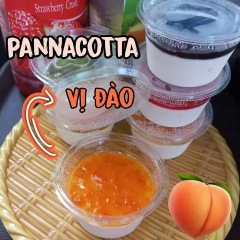 Hình ảnh Pannacotta vị Đào 